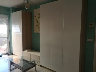 Armario Pax Ikea 5 puertas más módulo conector.