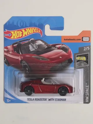 Hot Wheels Tesla Roadster com Starman