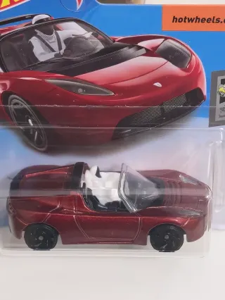 Hot Wheels Tesla Roadster com Starman