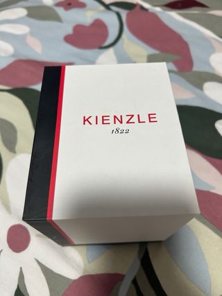 Reloj Lienzo Hombre Negro y Plateado