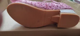 Zapatos Princesa Niña Talla 28-29 Rosa Brillantes