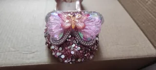 Zapatos Princesa Niña Talla 28-29 Rosa Brillantes