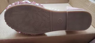Zapatos Princesa Niña Talla 28-29 Rosa Brillantes