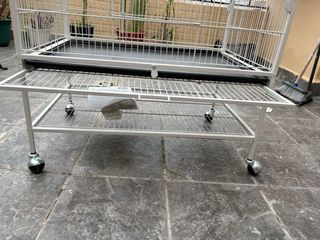 Jaula para ninfas blanca