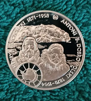10 Zloty Plata Exploradores Polacos