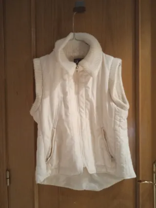 Chaqueta Chaleco Blanco