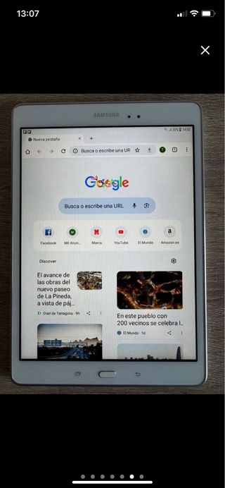 Samsung Galaxy Tab A SM-T555 Blanca