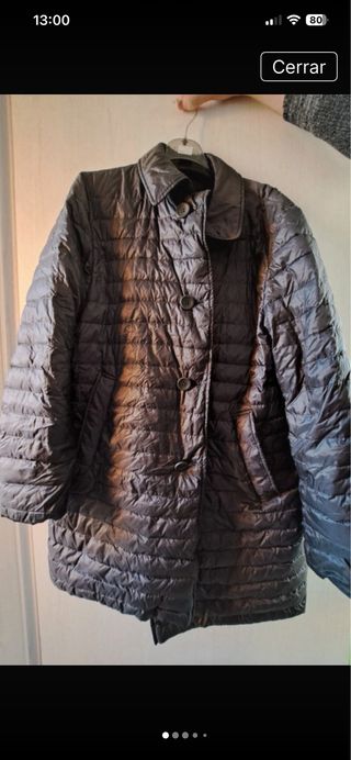 Plumas HERNO reversible negro/gris