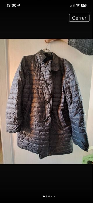 Plumas HERNO reversible negro/gris