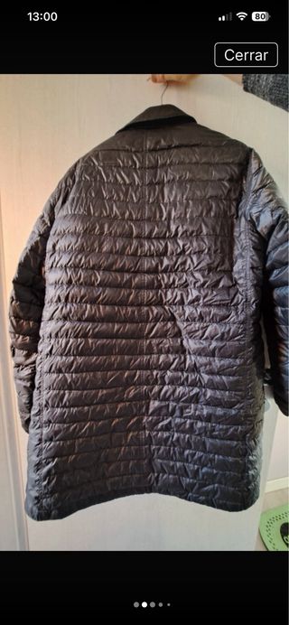 Plumas HERNO reversible negro/gris