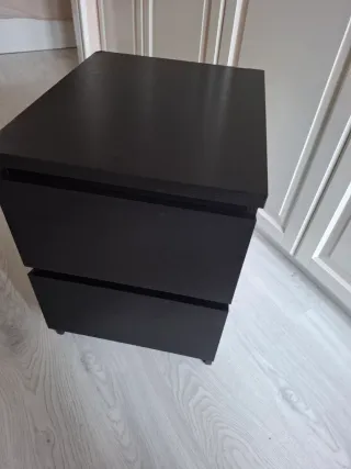 Mesita de noche IKEA MALM 2 cajones, cómoda