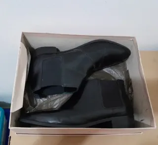 Botines Adolfo Dominguez Negros Talla 38