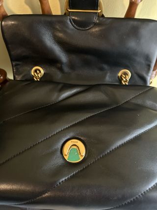 Borsa Pinko Nera con Dettagli Oro