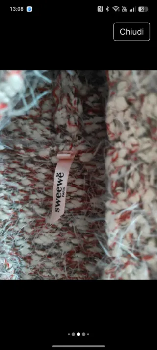 Cardigan donna con cappuccio M L lana