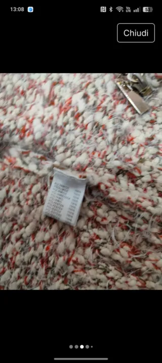 Cardigan donna con cappuccio M L lana