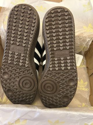 Adidas Samba Vegan OG Gris Blanco