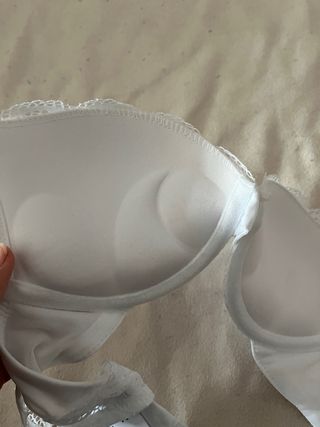 Sujetador Push Up Primark Blanco Talla 85A