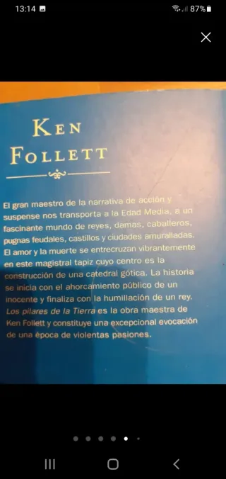 Lote 6 Libros Ken Follett (Español)