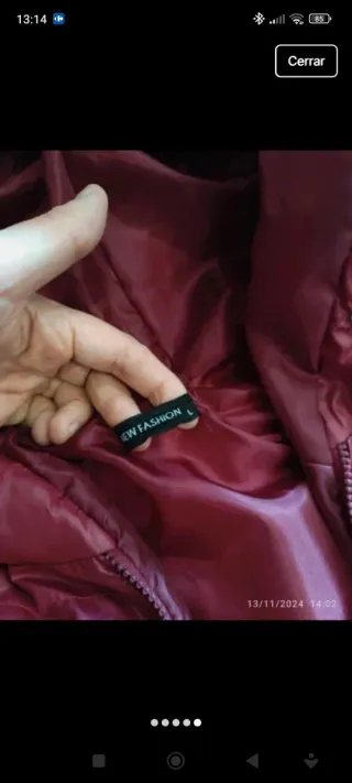 Chaleco acolchado mujer rosa