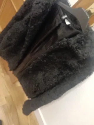 Chaqueta pelo negra