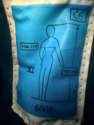 Chaquetón de trabajo con cámaras azul