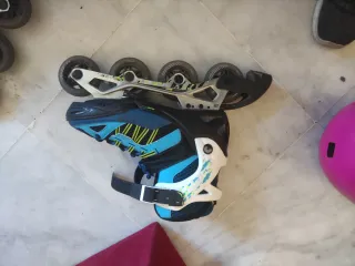 Patines Oxelo Ajustables Talla 38-41 Azul/Blanco