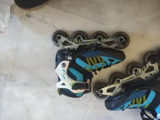 Patines Oxelo Ajustables Talla 38-41 Azul/Blanco