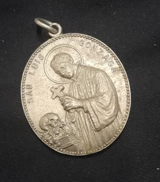 Medalla San Luis Gonzaga Antigua Religiosa