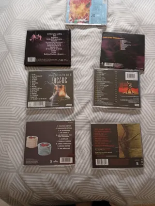 Lote 8 CDs Música Heavy Metal