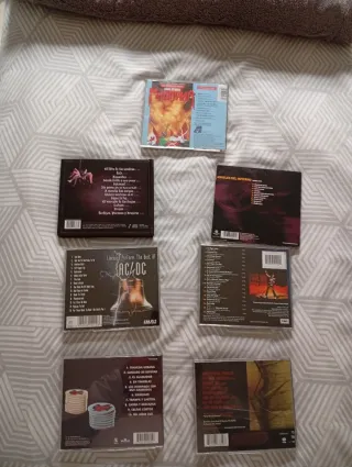 Lote 8 CDs Música Heavy Metal