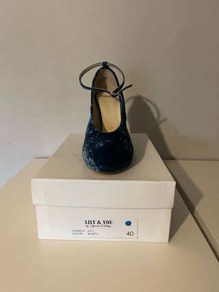 Zapatos Lily & You Azul Talla 40