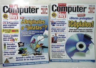LOTE COMPUTER HOY-REVISTA ORDENADOR PC DVD CD JUEG