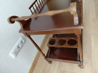 Carro camarera de madera