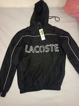 Conjunto Deportivo Lacoste Negro Talla M