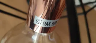 Lámpara colgante Romluxe negra jaula