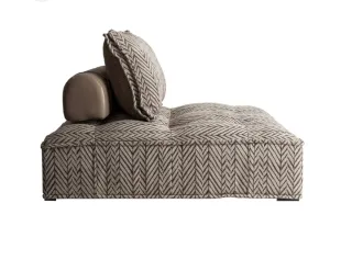 Sofá de Diseño Beige y Marrón