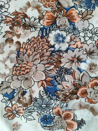 Retal tela vintage estampado sesentero