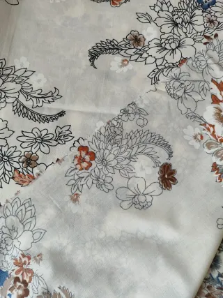 Retal tela vintage estampado sesentero