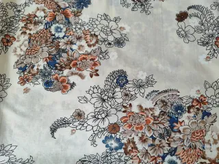 Retal tela vintage estampado sesentero