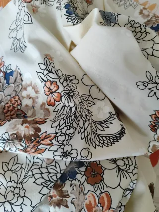 Retal tela vintage estampado sesentero