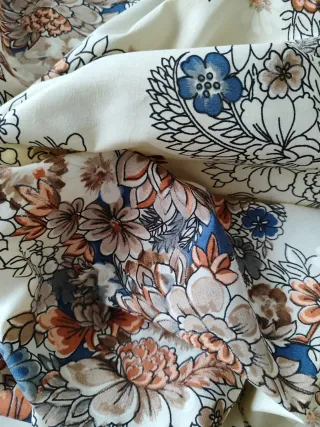 Retal tela vintage estampado sesentero