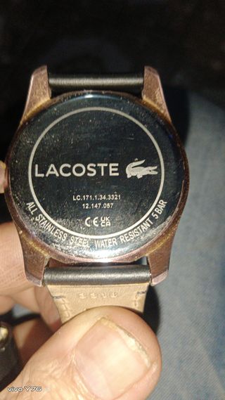Reloj Lacoste Beige y Marrón