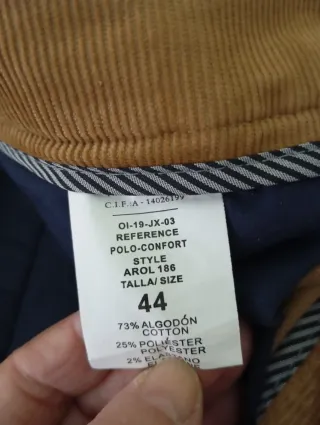 Pantalón de pana beige