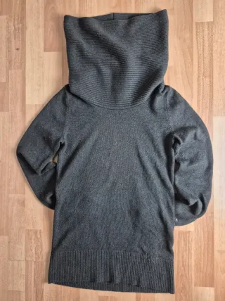 Maglione Tommy Hilfiger Lana e Cotone Grigio