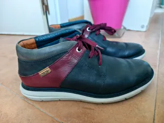 Botines Pikolinos Hombre Talla 40 Negro/Rojo