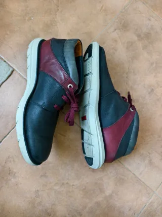 Botines Pikolinos Hombre Talla 40 Negro/Rojo