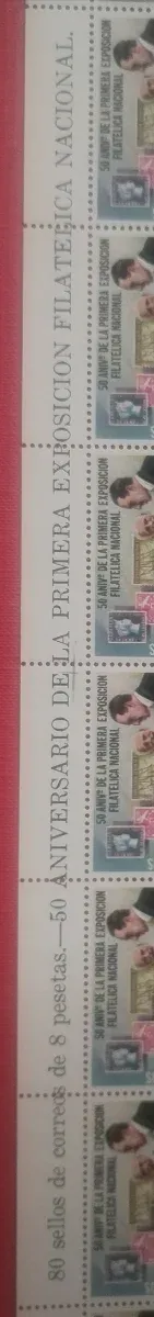80 Sellos 50 Aniversario 1 Filatelia Nacional