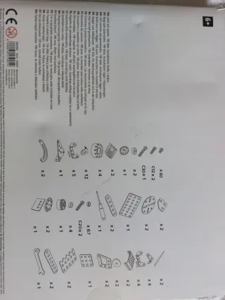 Juego construcción excavadora metálica