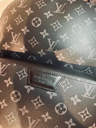 Zaino Louis Vuitton Monogram Grigio Nero