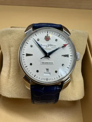 Reloj Cuervo y Sobrinos Tradición Caja Marrón